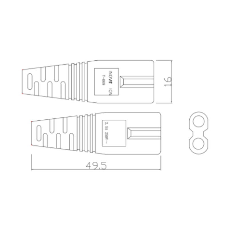 Juego de cables de alimentación de CA personalizados (estándar japonés)