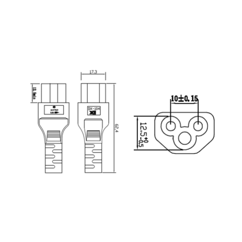 Cable de alimentación de CA australiano (personalizado)