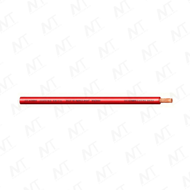 60227 IEC 06（RV）300/500V Alambre flexible sin funda de un solo núcleo