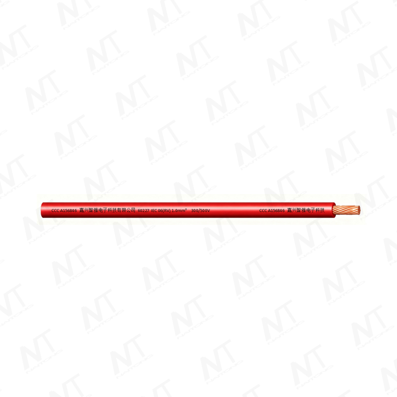 60227 IEC 06（RV）300/500V Alambre flexible sin funda de un solo núcleo