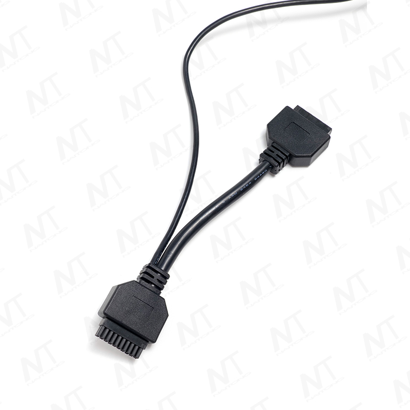 Cable de diagnóstico extendido OBD2 de tipo macho a tipo Y