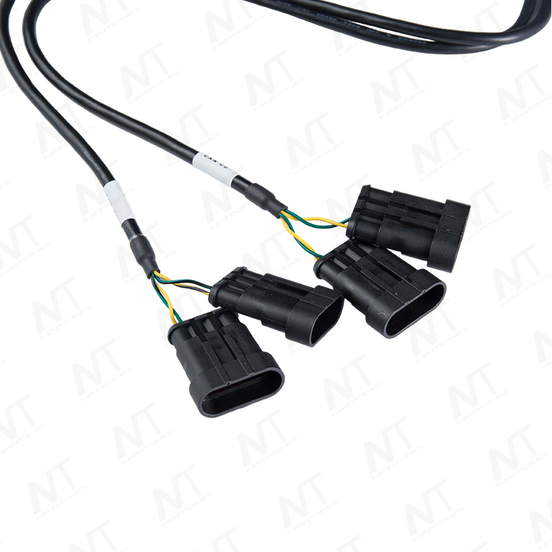 Cable de comunicación en ángulo recto SAE J1939 a TE 967644-1