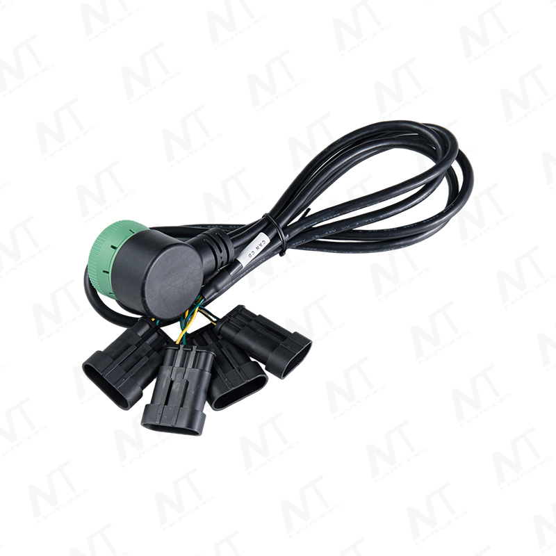 Cable de comunicación en ángulo recto SAE J1939 a TE 967644-1