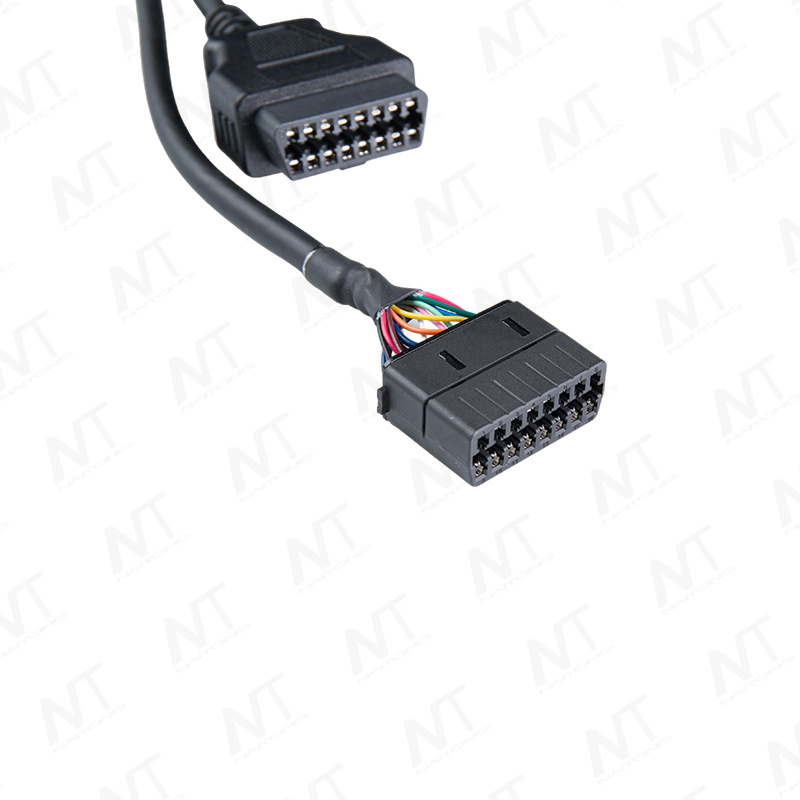 Cable Y de diagnóstico OBD2 de hombre a mujer