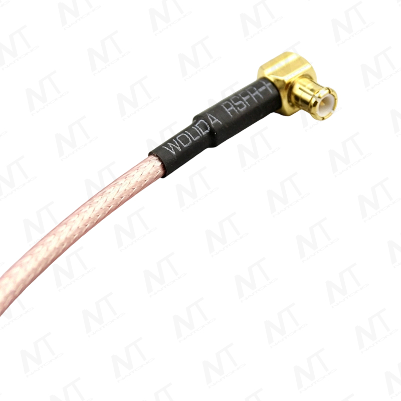 Cable coaxial RF SMA a MCX (coaxial plateado RG178) / Arnés de cable de señal coaxial impermeable industrial BNC a M12