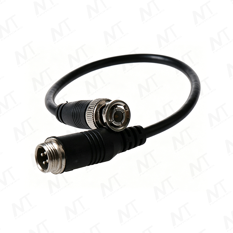 Cable coaxial RF SMA a MCX (coaxial plateado RG178) / Arnés de cable de señal coaxial impermeable industrial BNC a M12