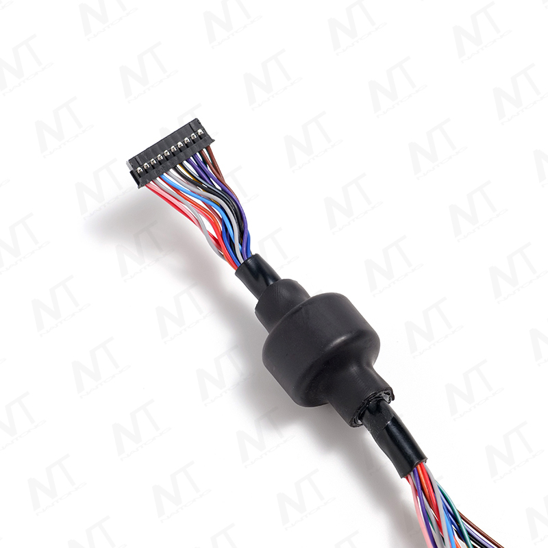 Arnés de alambre divisor de control industrial multirama equipado con ferrita