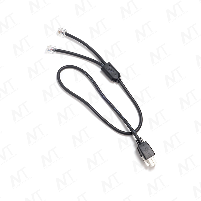 Arnés de cable de distribución de señal para hogar inteligente MOLEX5557 de 6 pines macho a doble RJ11 1 a 2