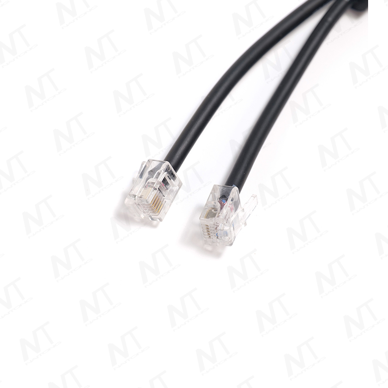 Arnés de cable de distribución de señal para hogar inteligente MOLEX5557 de 6 pines macho a doble RJ11 1 a 2