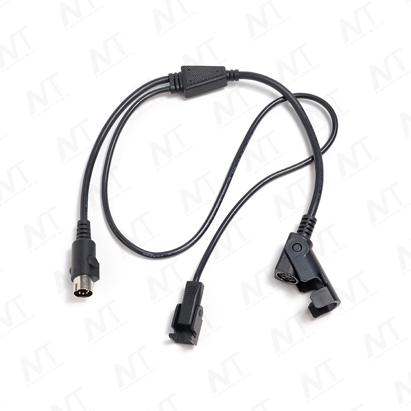 Arnés de alambre para hogar inteligente grande DIN de 8 pines hembra a DIN de 5 pines macho + tipo 01 hembra tipo Y de 1 a 2