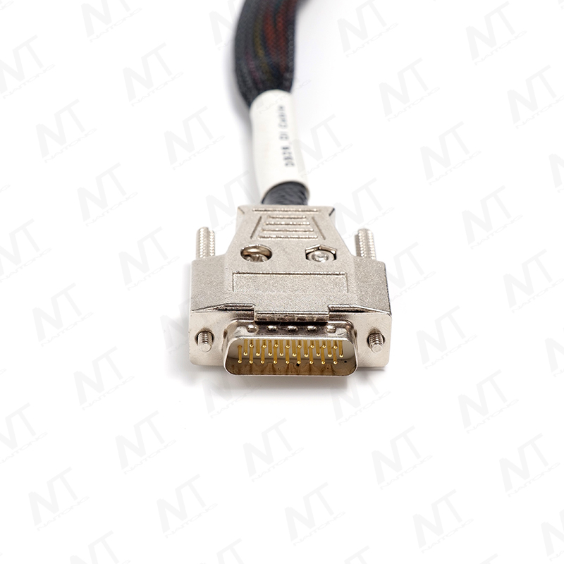 Arnés de cables de señal multinúcleo DB25 para dispositivos médicos (D-Sub25 a cables voladores)