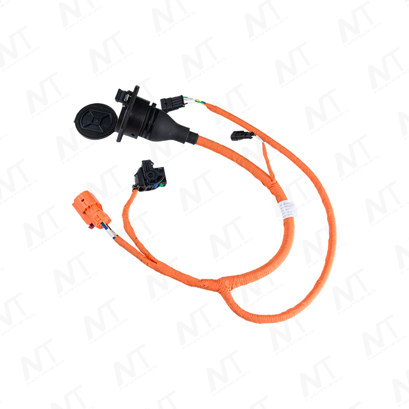 Puerto de carga lenta de CA de motocicleta eléctrica (lado del vehículo) Conjunto de mazo de cables de alto voltaje