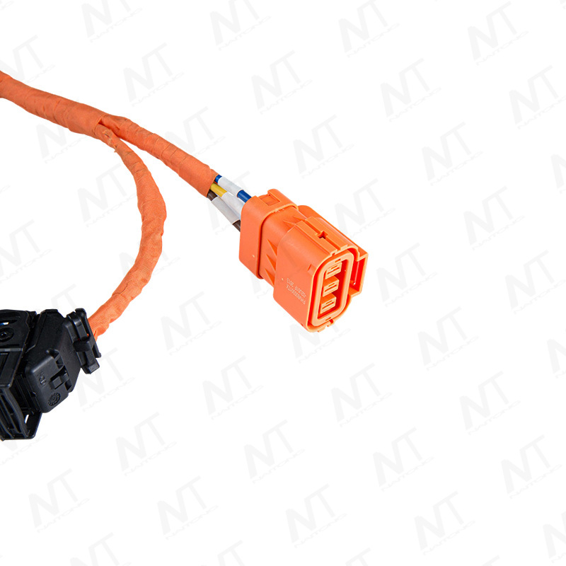 Puerto de carga lenta de CA de motocicleta eléctrica (lado del vehículo) Conjunto de mazo de cables de alto voltaje