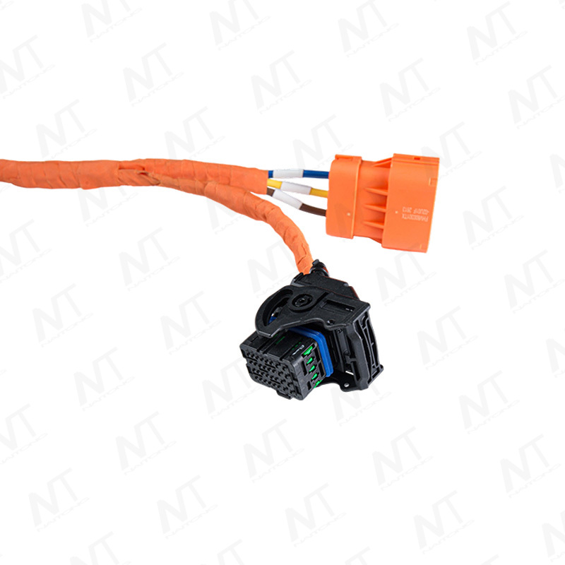 Puerto de carga lenta de CA de motocicleta eléctrica (lado del vehículo) Conjunto de mazo de cables de alto voltaje