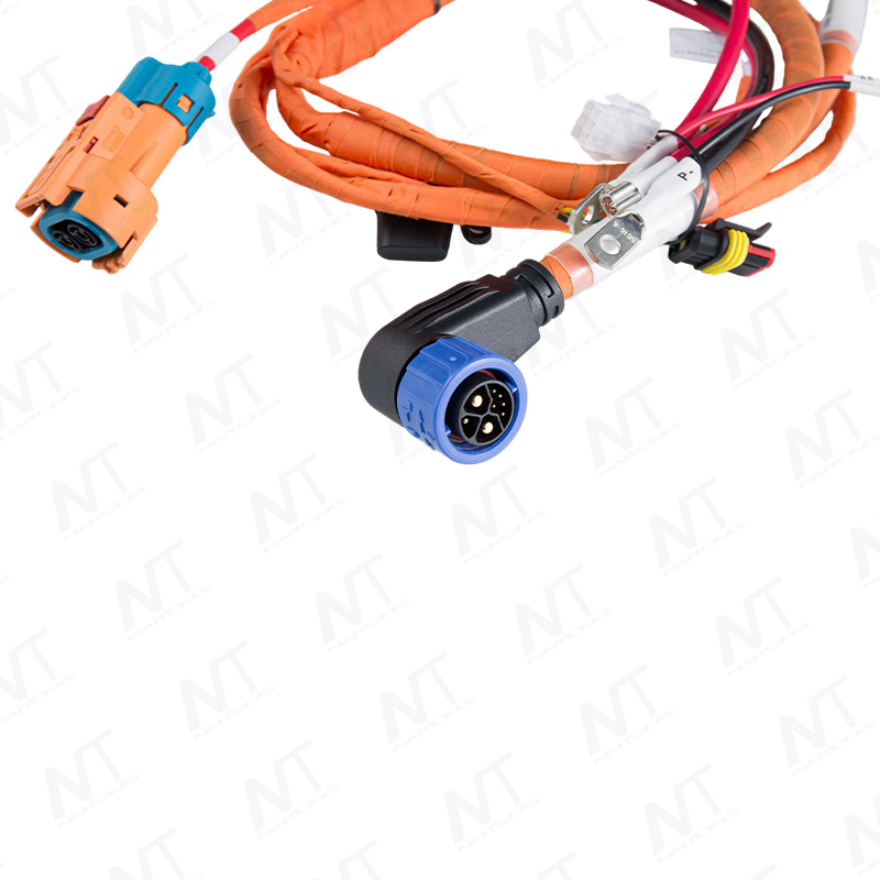 Conjunto de mazo de cables de alto voltaje para motocicleta eléctrica
