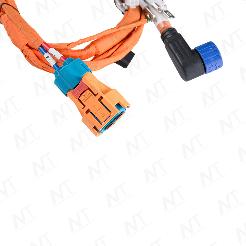Conjunto de mazo de cables de alto voltaje para motocicleta eléctrica