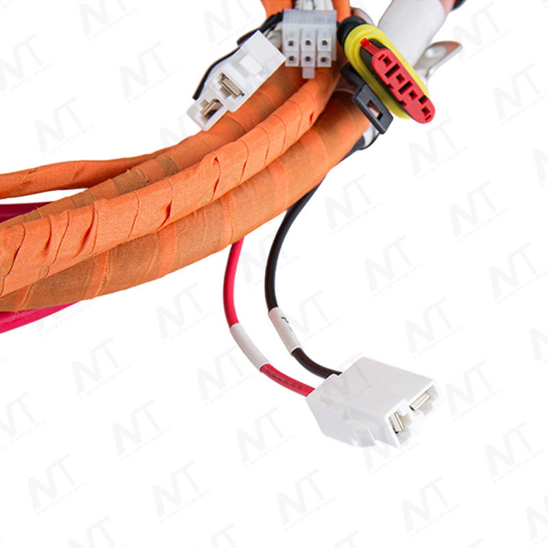 Conjunto de mazo de cables de alto voltaje para motocicleta eléctrica
